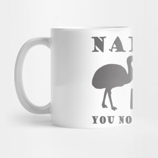 funny rheas saying farm eggs animal ratite Mug